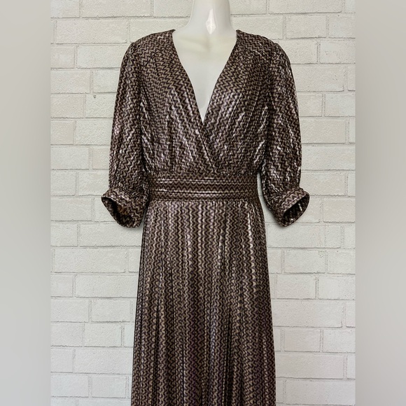 ba&sh Shimmering High Low Dress